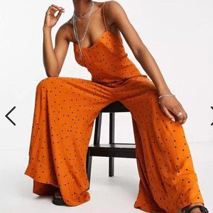 Free People Summer Jamboree Wide Leg Jumpsuit - XL